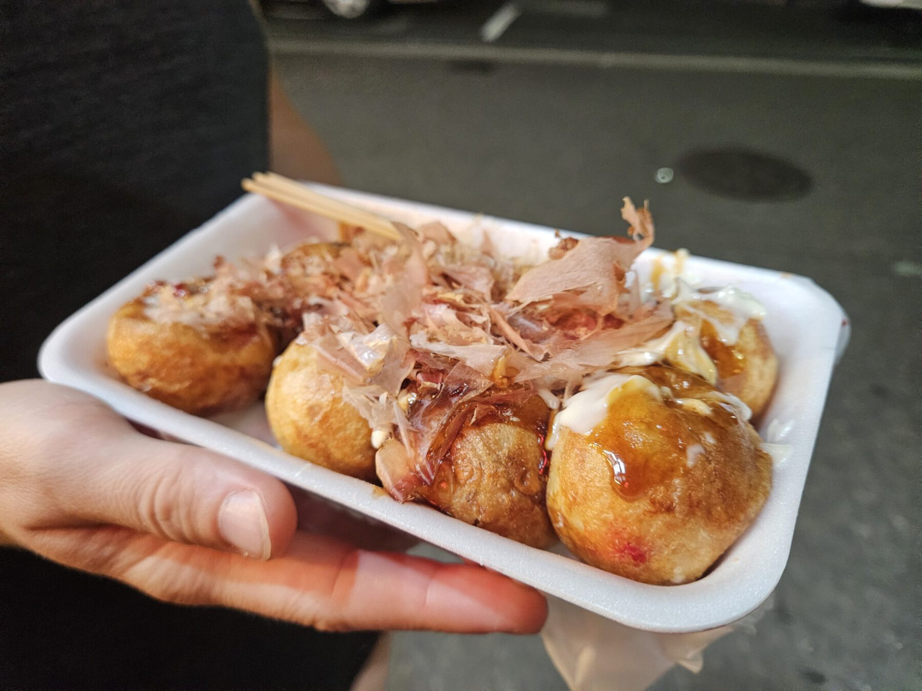 Takoyaki- Tintenfischbällchen